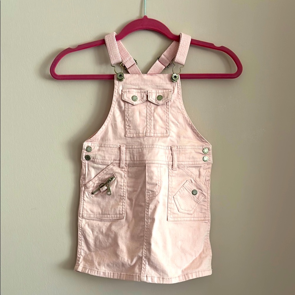 BeBop Pink skirt Overalls with Adjustable Straps